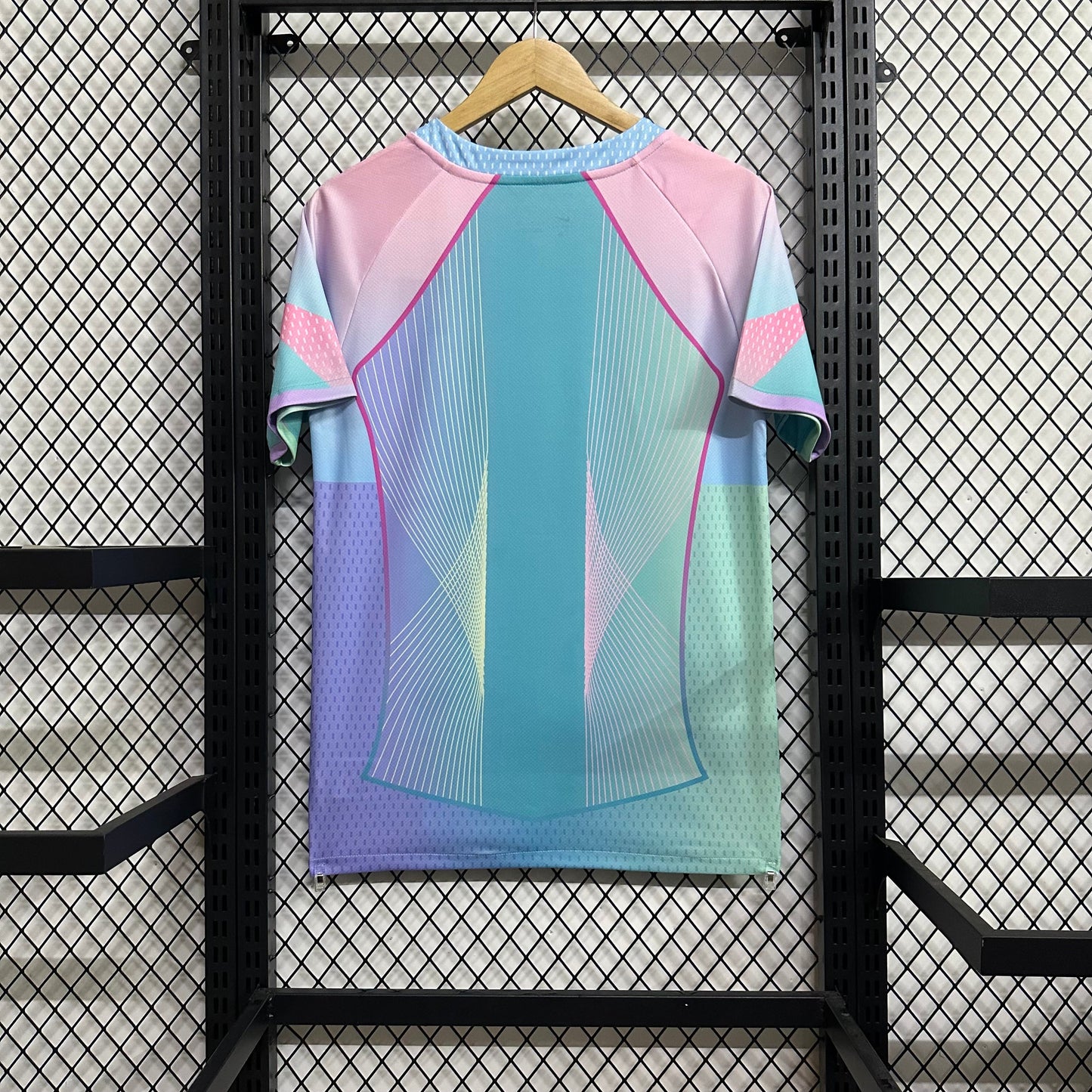 2025/2026 Barcelona Special Edition Pink Blue Gradient Football Shirt